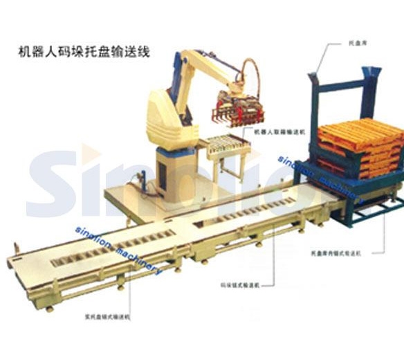 乐平机器人码垛输送系统