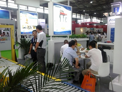山东深蓝机器股份有限公司参加了在上海国际会展中心举行的“第二十一届上海国际加工包装展览会 